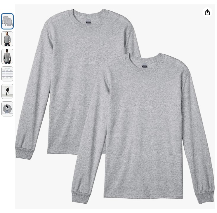 Gildan Adult Dry Blend_Long_Sleeve_T_Shirt