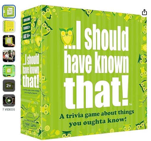 I should have known_that