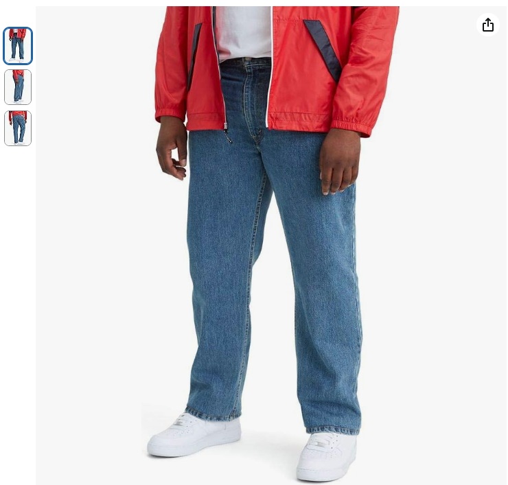 Levi's Men's 505 Regular_Fit_Jeans