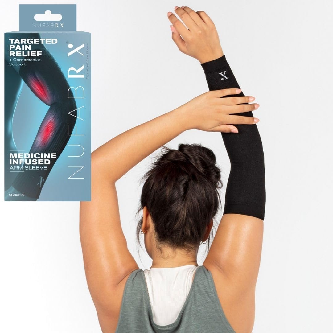 NUFABRX Arm Compression Sleeve for Pain Relief