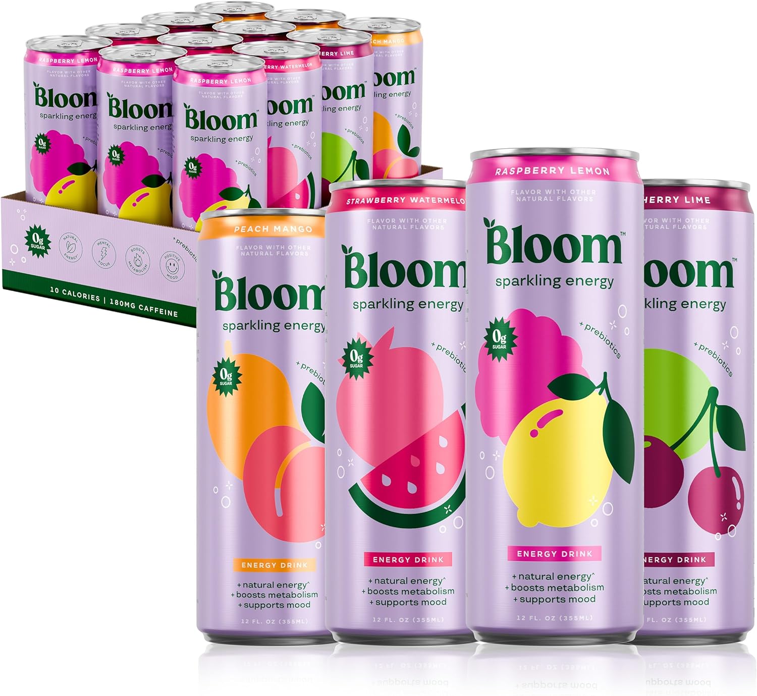 Bloom Nutrition Sparkling Energy Drink