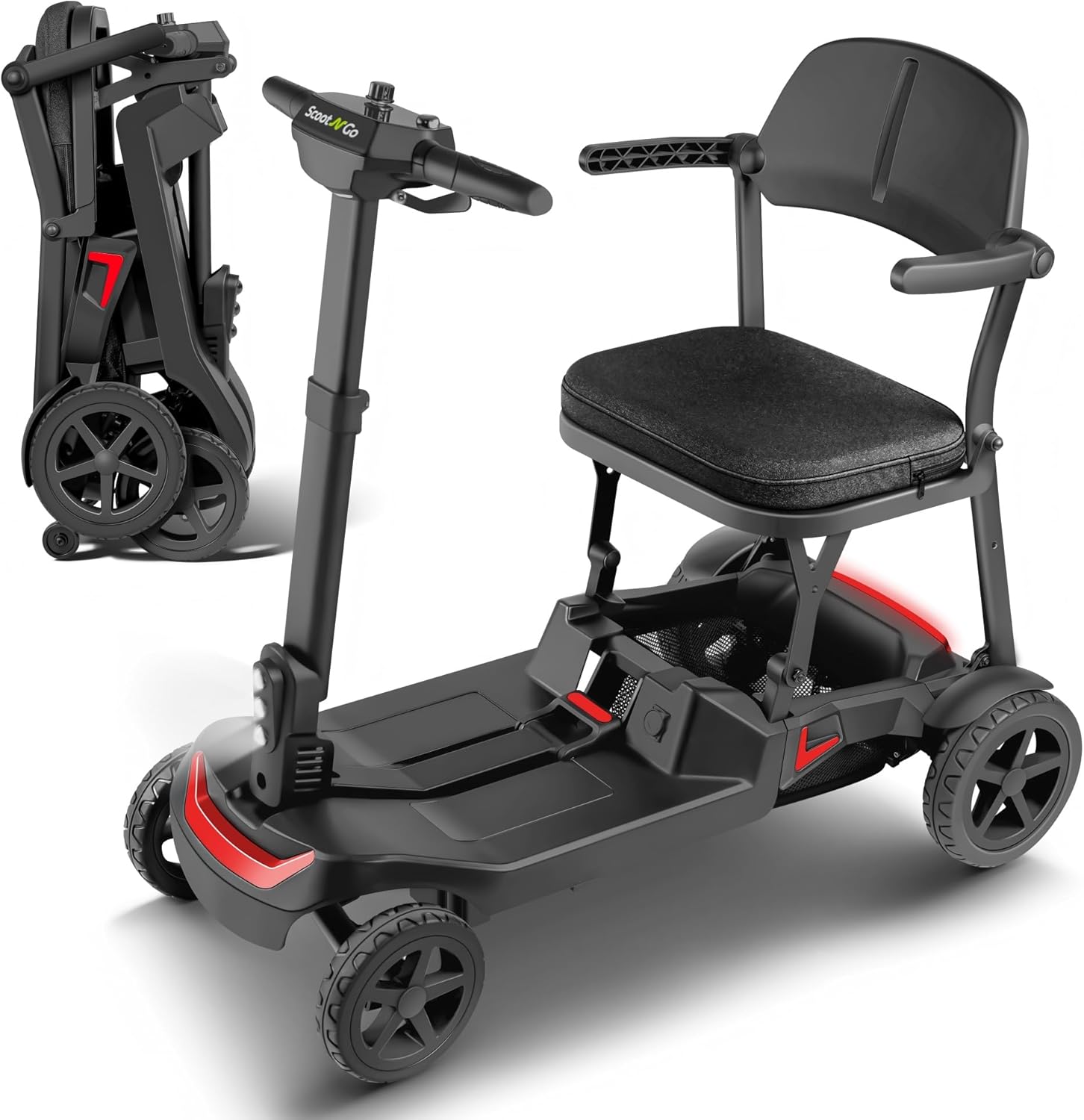 Mobility Scooter for Adults, 4 Wheels Mobility Scooter