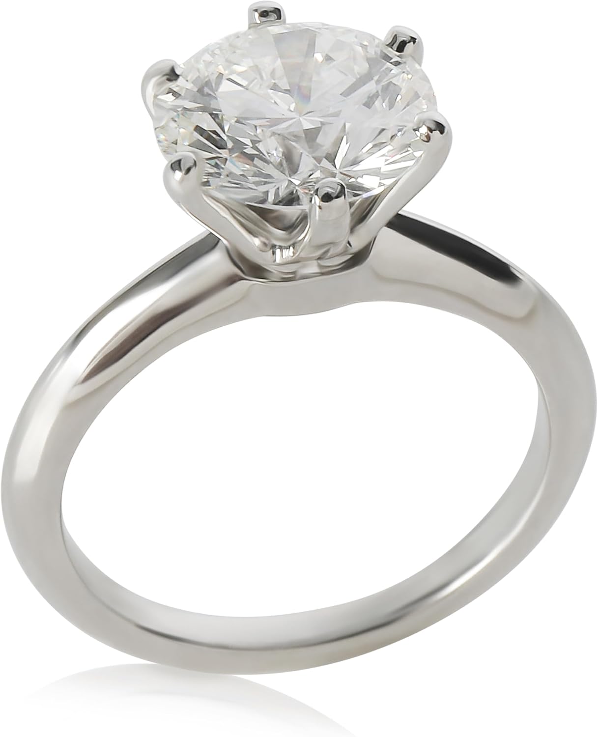 Pre-Loved Engagement Ring, Platinum, Diamond, 6 US