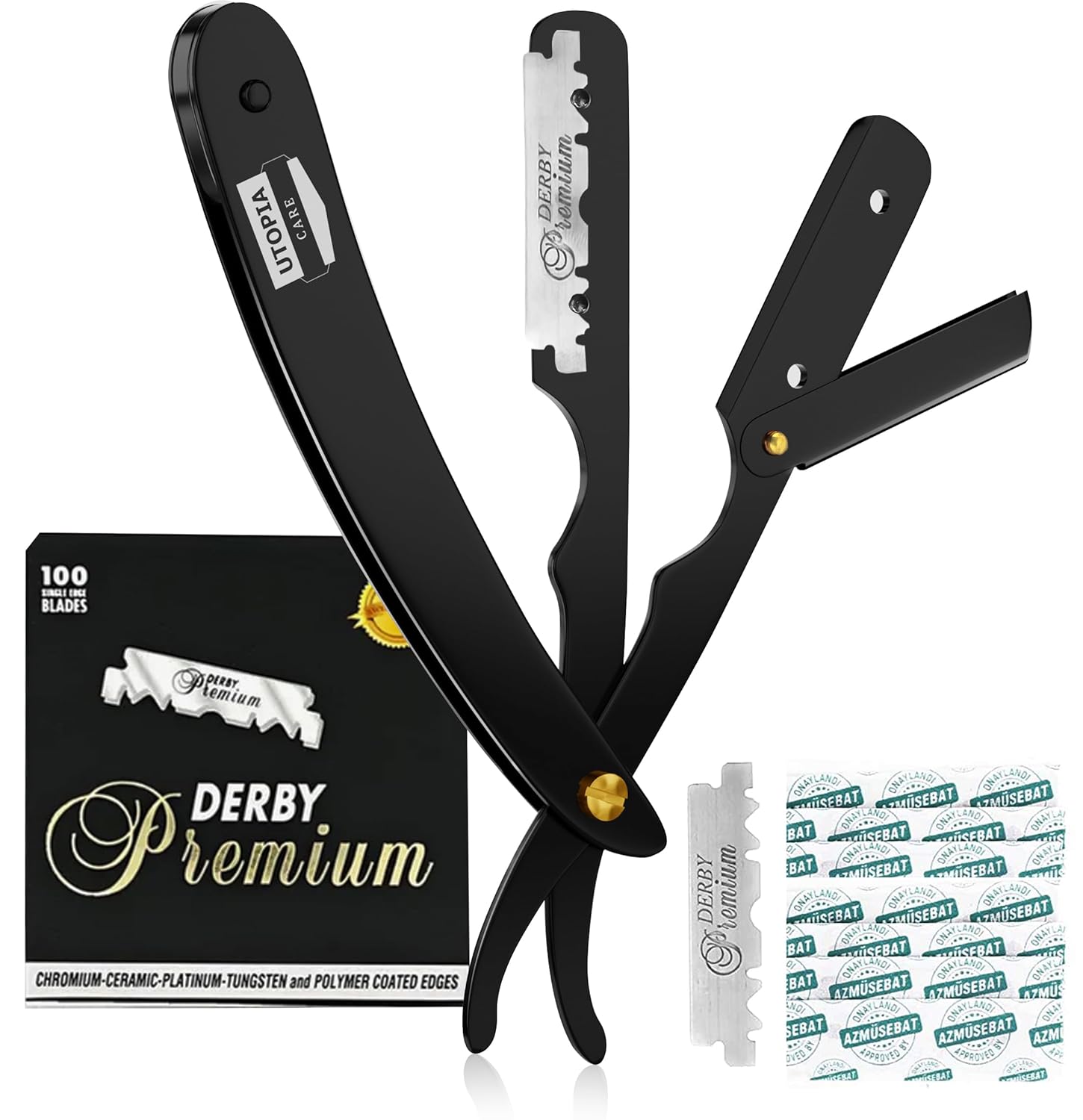 Utopia Care Professional Straight Razor for Men