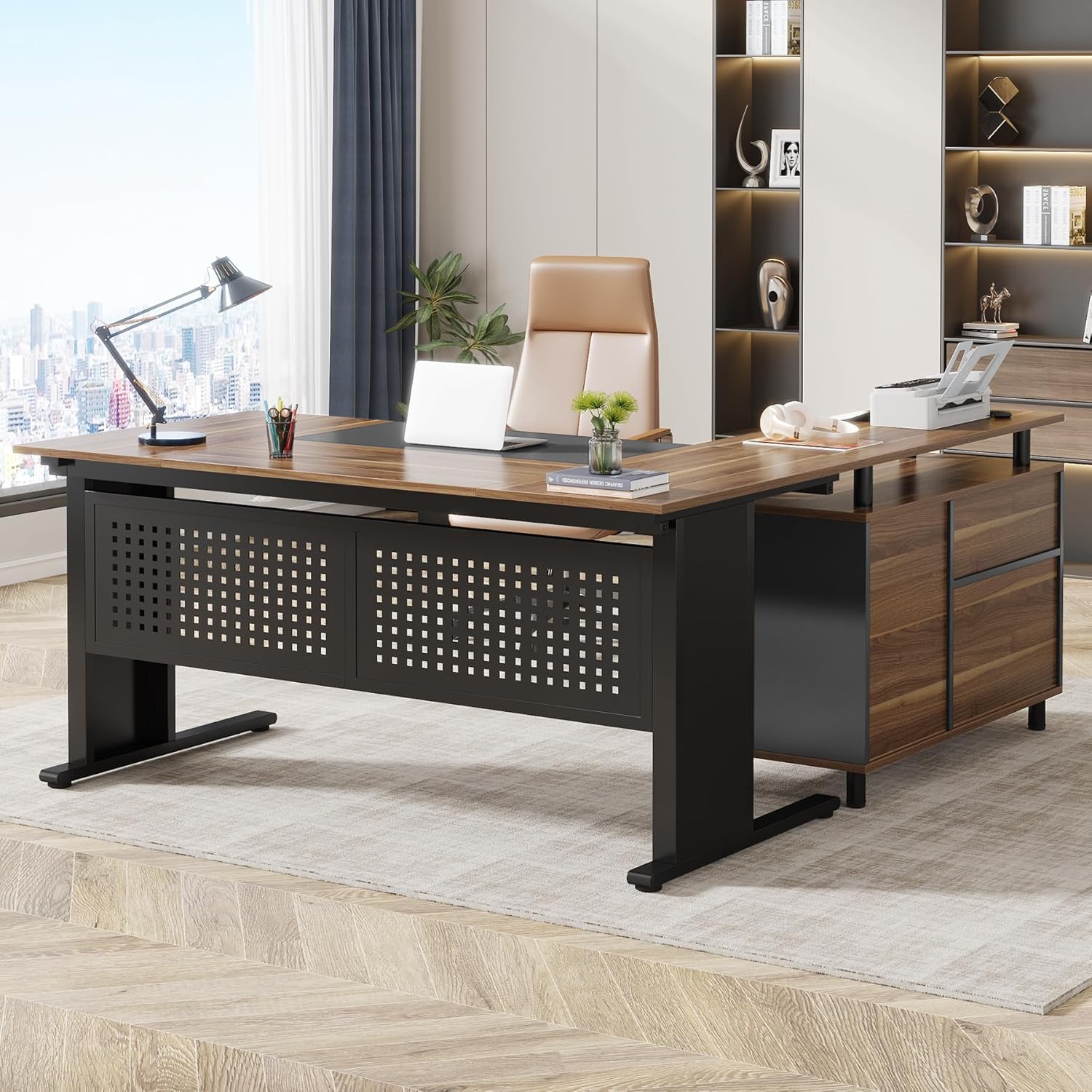 Tribesigns 63 Inch Executive Desk