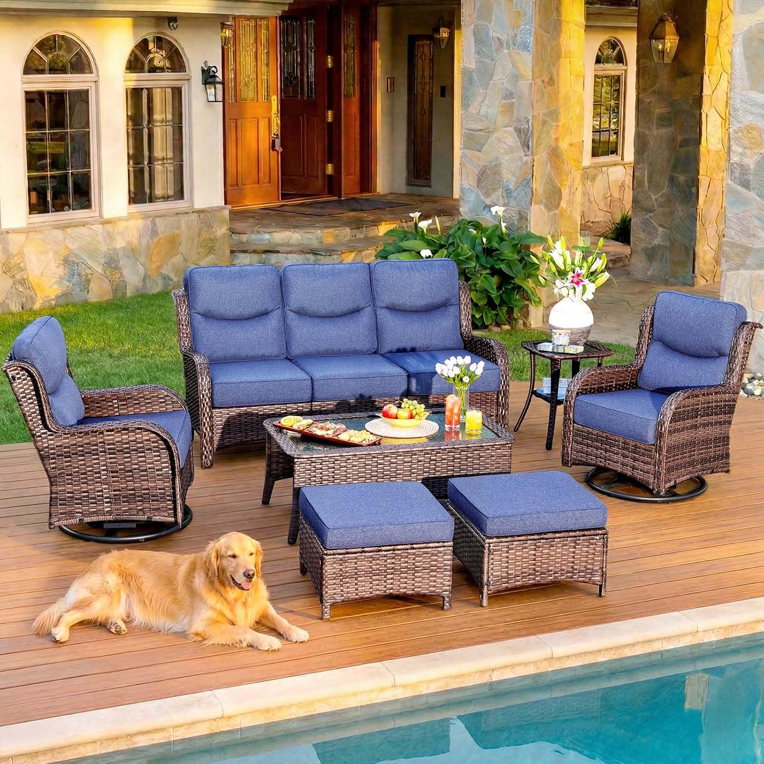 7-Piece Luxury Patio Furniture Set