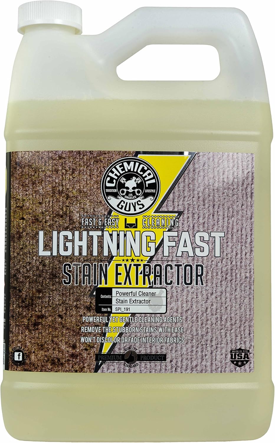 Chemical Guys, Lightning Fast Carpet & Upholstery Stain Extractor